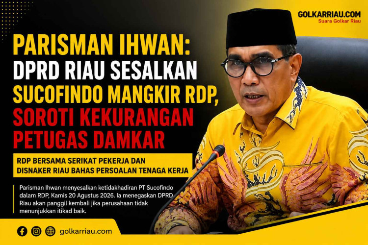 Parisman Ihwan Sesalkan Sucofindo Mangkir RDP DPRD Riau, Soroti Kekurangan Petugas Damkar